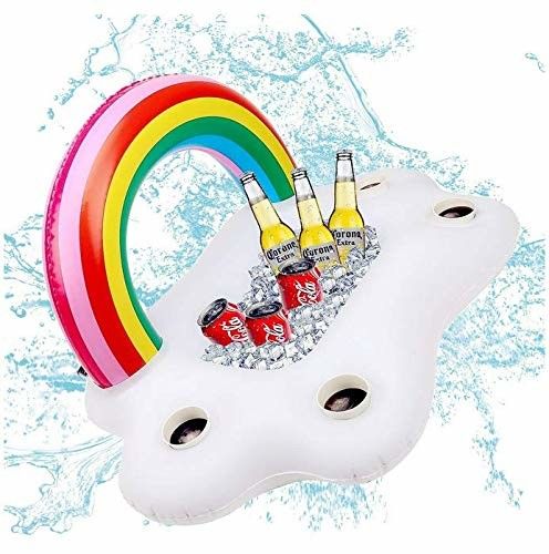 0.54kgs 구름 모양 수영장 Float Party Floating Drink Holder For Pool
