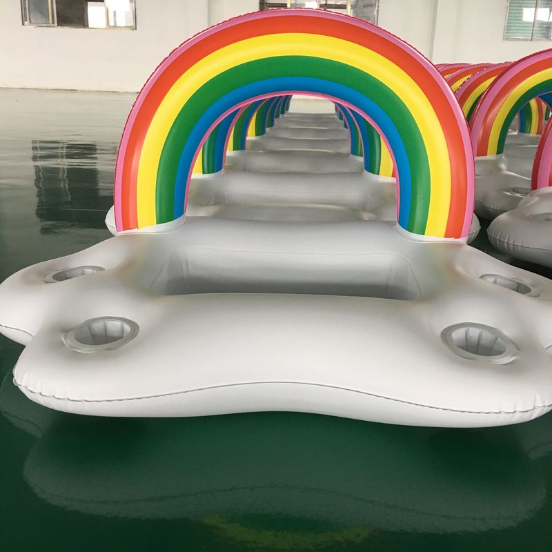 0.54kgs 구름 모양 수영장 Float Party Floating Drink Holder For Pool