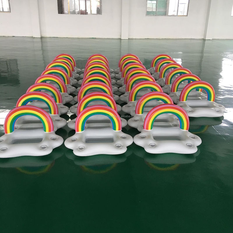 0.54kgs 구름 모양 수영장 Float Party Floating Drink Holder For Pool