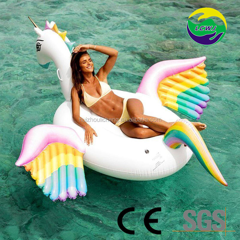 부풀이 거대 유니콘 플라이트 280 × 230 × 135cm 부풀이 해변 플라이트 플라티