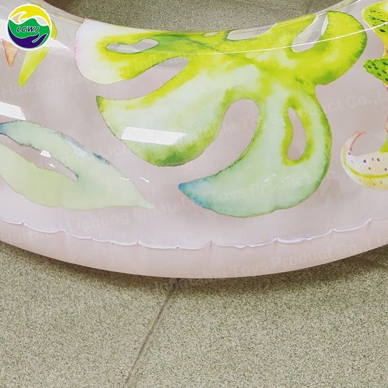 PVC 150KG 부풀이 수영 반지 플로트 인스타그램 스타일 블로 업 반지 수영장