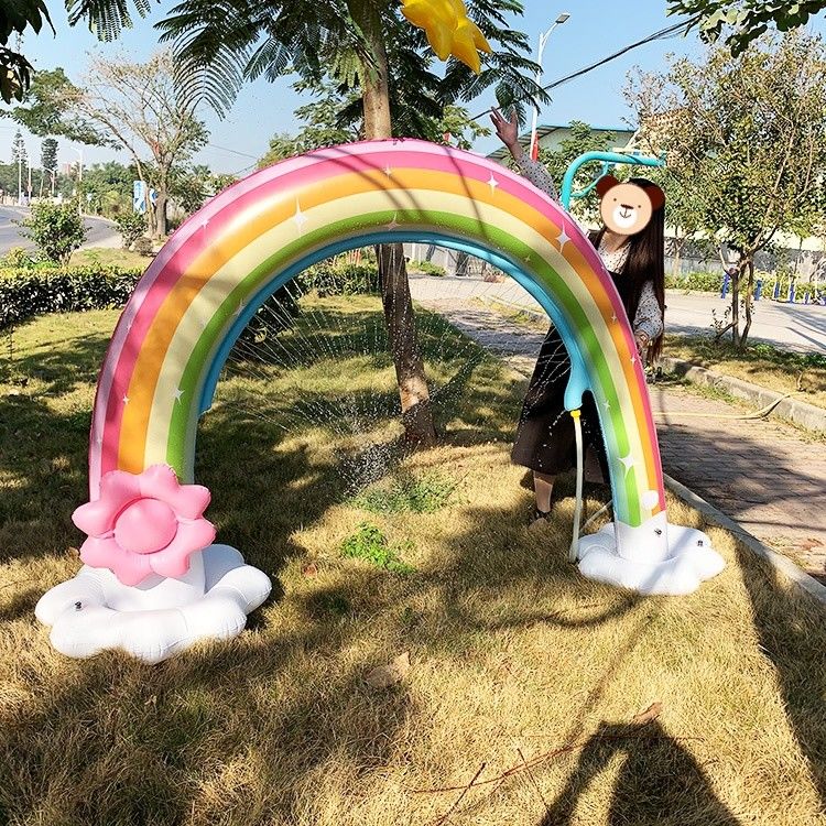 6 피트 물 레인보우 아치 장난감 아기용