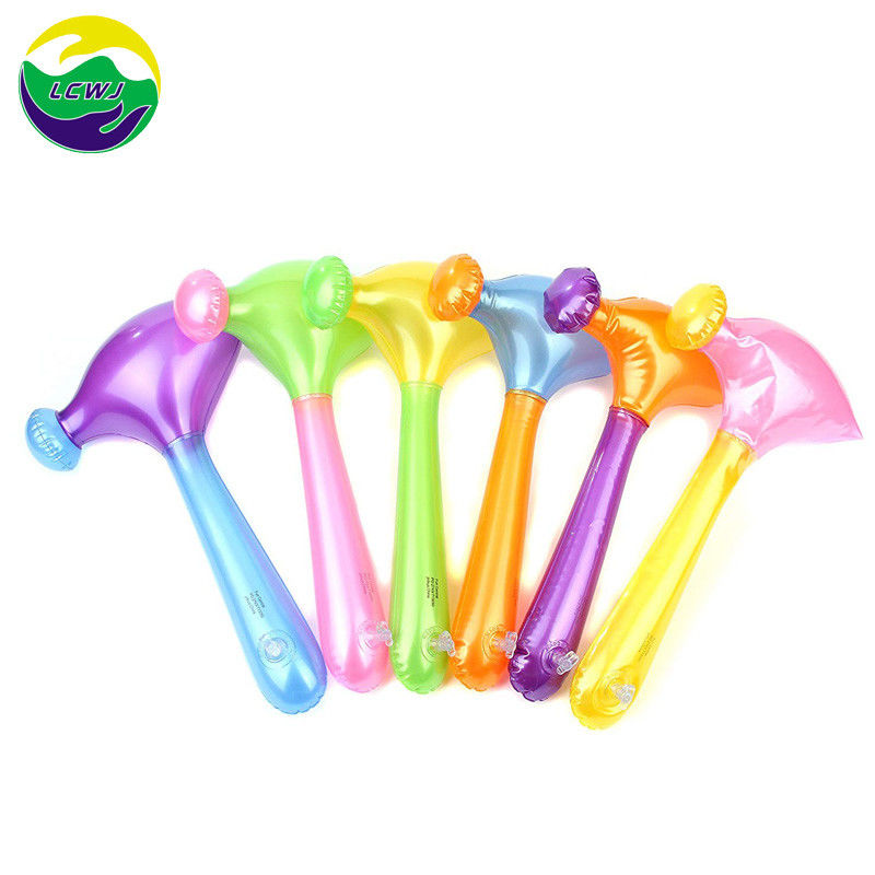 레인보우 컬러 0.5kg 플라스틱 부풀이 장난감 0.18mm 부풀이 망치 장난감