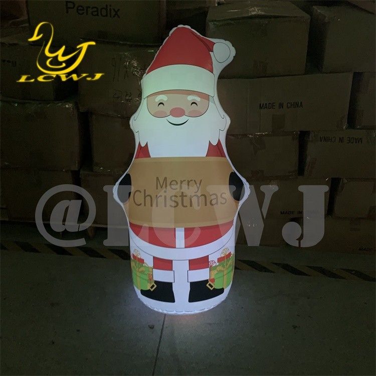 LC Blow Up Bopper Yard Decoration 크리스마스 펌플 할아버지의 장식 LED 조명