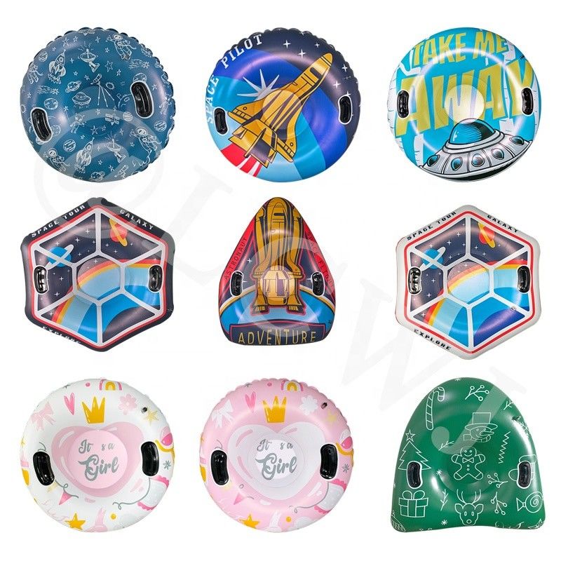 UFO 우주 부풀이 스노우 장난감 썰매를 위한 부풀이 튜브