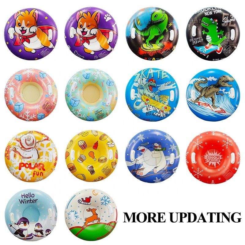 16p PVC 두꺼운 붓기 스노우 튜브 견고한 손잡이 및 사용자 정의 색상